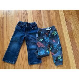The Children's Place jeans and joggers size 2T Perfect Dinosaurs Boot Cut